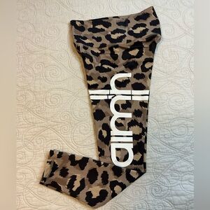 AIM’N “Leo” Leopard Print Tights women’s size XS